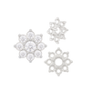 8 Stone Round Cluster Tops (3.00 mm - 6.50 mm)