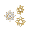 8 Stone Round Cluster Tops (3.00 mm - 6.50 mm)