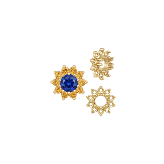 10 Stone Round Cluster Tops (3.00 mm - 7.00 mm)