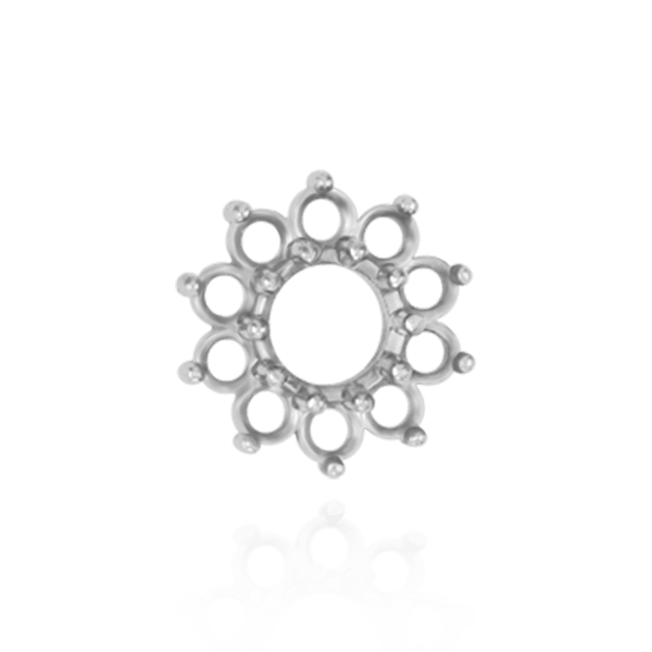 10 Stone Round Cluster Tops (3.00 mm - 7.00 mm)