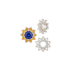 10 Stone Round Cluster Tops (3.00 mm - 7.00 mm)