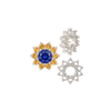 10 Stone Round Cluster Tops (3.00 mm - 7.00 mm)