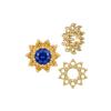 10 Stone Round Cluster Tops (3.00 mm - 7.00 mm)