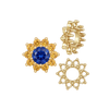 10 Stone Round Cluster Tops (3.00 mm - 7.00 mm)