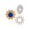 10 Stone Round Cluster Tops (3.00 mm - 7.00 mm)