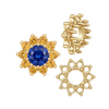 10 Stone Round Cluster Tops (3.00 mm - 7.00 mm)