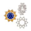 10 Stone Round Cluster Tops (3.00 mm - 7.00 mm)
