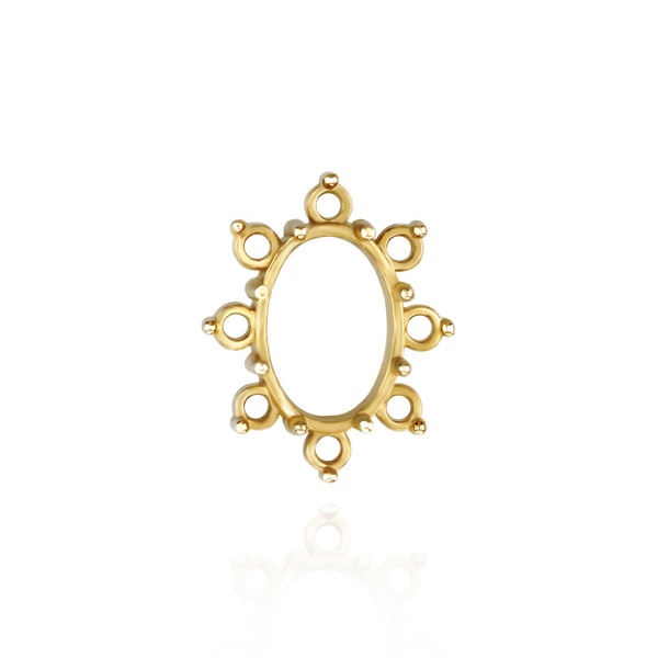 8 Stone Cluster Pendants (3.00 x 2.00 mm - 22.00 x 16.00 mm)