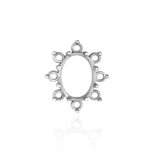 8 Stone Cluster Pendants (3.00 x 2.00 mm - 22.00 x 16.00 mm)