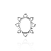 8 Stone Cluster Pendants (3.00 x 2.00 mm - 22.00 x 16.00 mm)