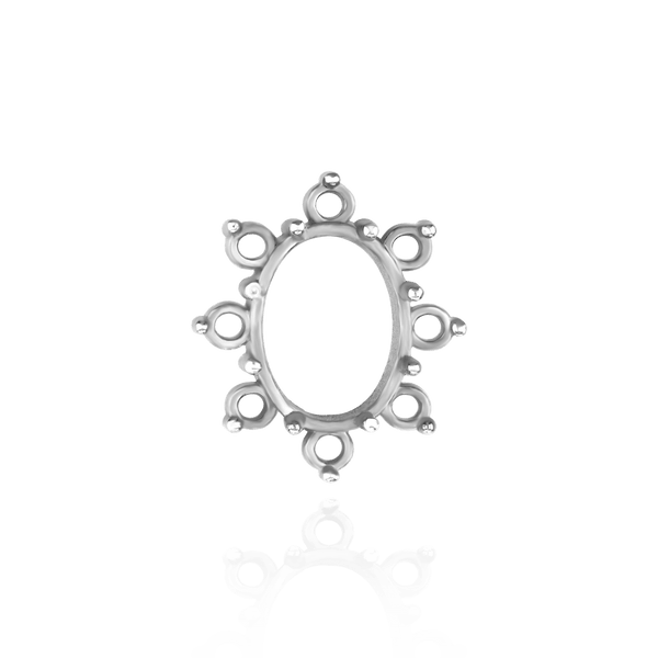 8 Stone Cluster Pendants (3.00 x 2.00 mm - 22.00 x 16.00 mm)