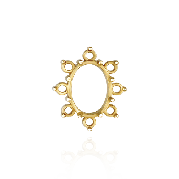 8 Stone Cluster Pendants (3.00 x 2.00 mm - 22.00 x 16.00 mm)