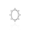 8 Stone Cluster Pendants (3.00 x 2.00 mm - 22.00 x 16.00 mm)