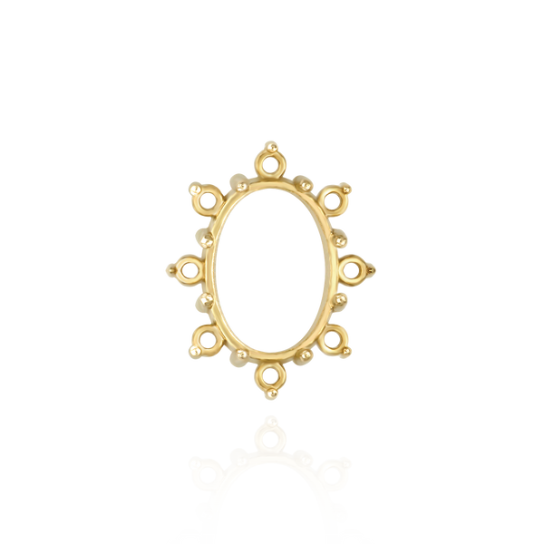 8 Stone Cluster Pendants (3.00 x 2.00 mm - 22.00 x 16.00 mm)