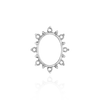 8 Stone Cluster Pendants (3.00 x 2.00 mm - 22.00 x 16.00 mm)