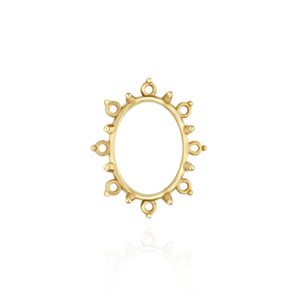 8 Stone Cluster Pendants (3.00 x 2.00 mm - 22.00 x 16.00 mm)