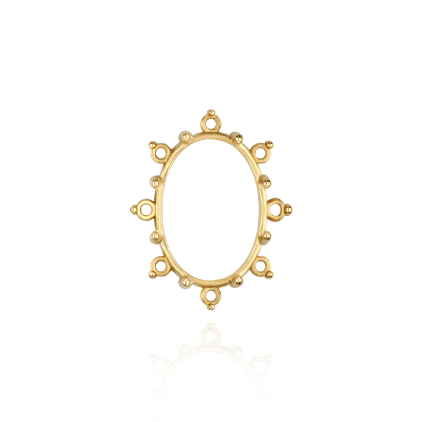 8 Stone Cluster Pendants (3.00 x 2.00 mm - 22.00 x 16.00 mm)