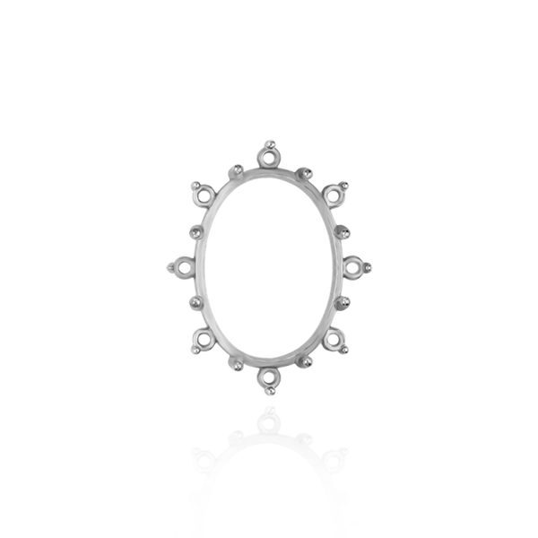 8 Stone Cluster Pendants (3.00 x 2.00 mm - 22.00 x 16.00 mm)