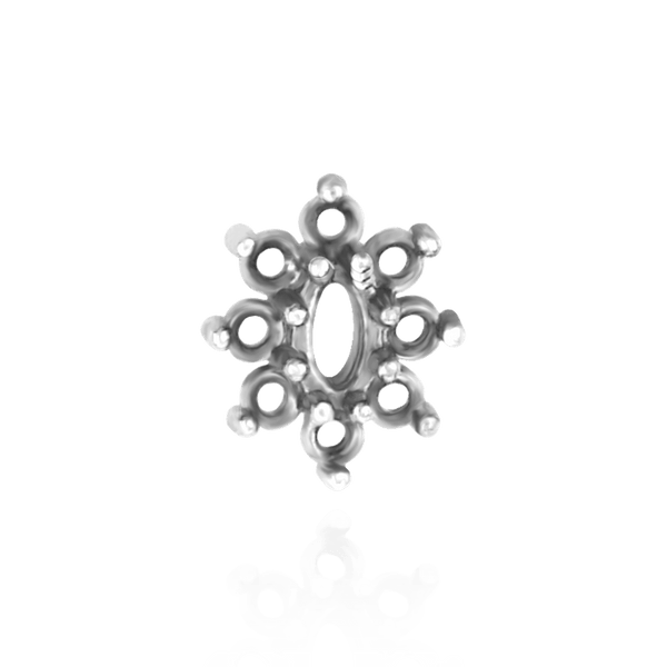 8 Stone Cluster Pendants (3.00 x 2.00 mm - 22.00 x 16.00 mm)