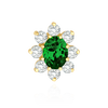 8 Stone Cluster Pendants (3.00 x 2.00 mm - 22.00 x 16.00 mm)