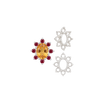 8 Stone Cluster Pendants (3.00 x 2.00 mm - 14.00 x 12.00 mm)