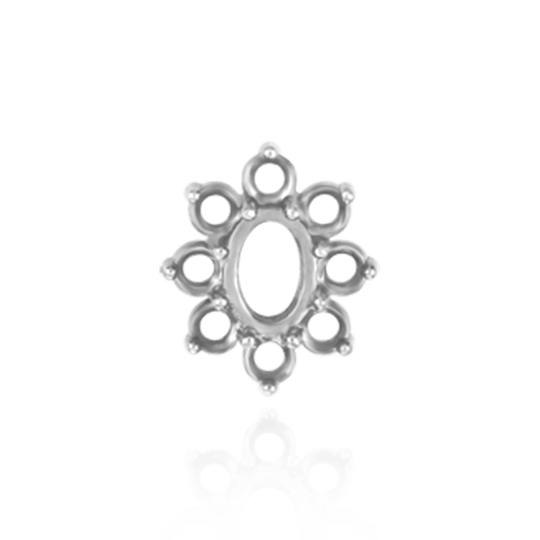 8 Stone Cluster Pendants (3.00 x 2.00 mm - 22.00 x 16.00 mm)