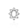 8 Stone Cluster Pendants (3.00 x 2.00 mm - 22.00 x 16.00 mm)