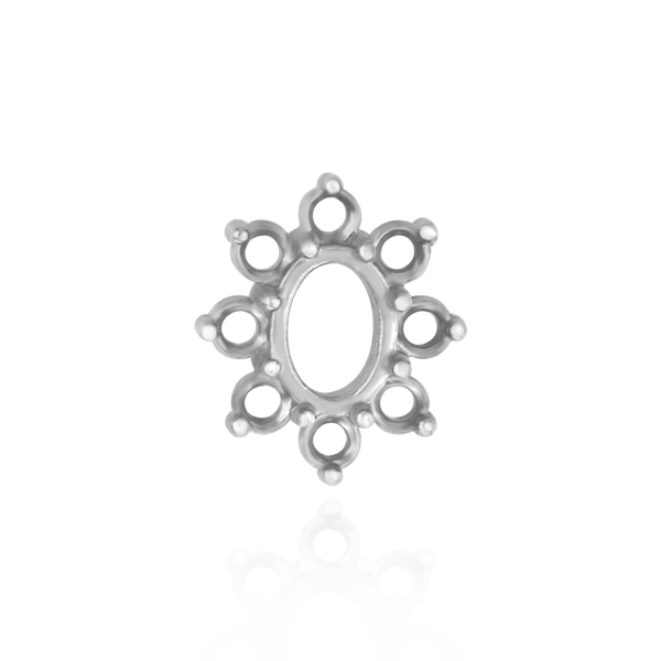 8 Stone Cluster Pendants (3.00 x 2.00 mm - 22.00 x 16.00 mm)