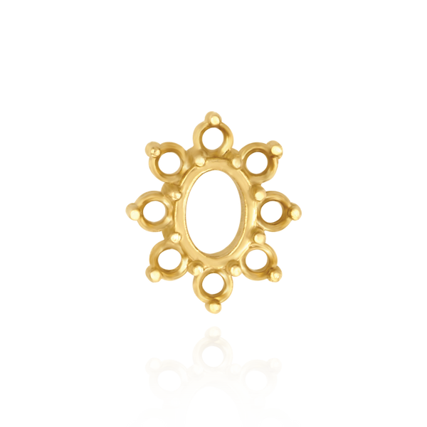 8 Stone Cluster Pendants (3.00 x 2.00 mm - 22.00 x 16.00 mm)