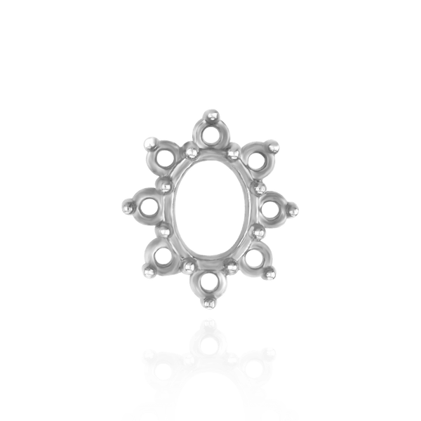 8 Stone Cluster Pendants (3.00 x 2.00 mm - 22.00 x 16.00 mm)