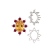8 Stone Cluster Pendants (3.00 x 2.00 mm - 14.00 x 12.00 mm)