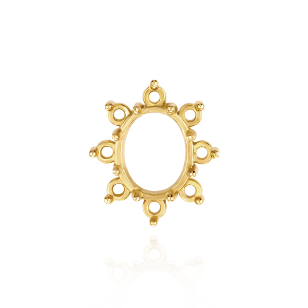 8 Stone Cluster Pendants (3.00 x 2.00 mm - 22.00 x 16.00 mm)