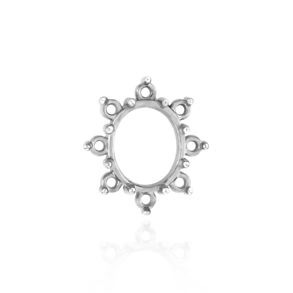 8 Stone Cluster Pendants (3.00 x 2.00 mm - 22.00 x 16.00 mm)