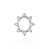 8 Stone Cluster Pendants (3.00 x 2.00 mm - 22.00 x 16.00 mm)