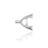 Eight Prong Cushion Cut Settings in Sterling Silver (4.00 mm - 10.00 mm)