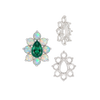 8 Stone Pear Shape Cluster Tops (5.00 x 3.00 mm - 8.00 x 6.00 mm)