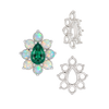 8 Stone Pear Shape Cluster Tops (5.00 x 3.00 mm - 8.00 x 6.00 mm)