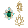 8 Stone Pear Shape Cluster Tops (5.00 x 3.00 mm - 8.00 x 6.00 mm)