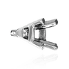 Four Prong Square Solitaire Basket Settings With Peg in Platinum (3.00 mm - 8.00 mm)