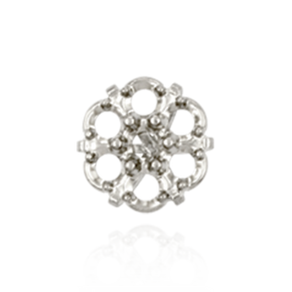 Seven Stone Cluster on Six Prong Tiffany Settings with Peg (7 x 1.00 mm - 7 x 3.40 mm)