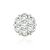 Seven Stone Cluster on Six Prong Tiffany Settings with Peg (7 x 1.00 mm - 7 x 3.40 mm)