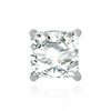 Four Prong Square Solitaire Settings With Peg in 14K Gold (3.50 mm - 10.00 mm)