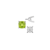Four Prong Cushion Cut Solitaire Settings With Peg in 14K Gold (3.50 mm - 10.00 mm)