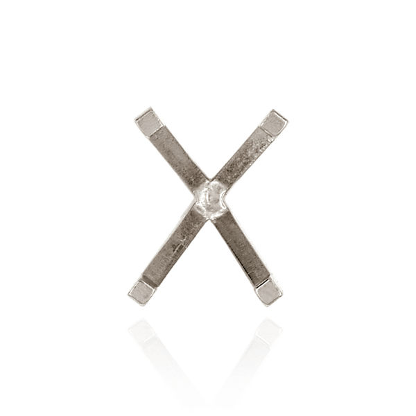 Four Prong Emerald Shape Tiffany Settings With Peg in 14K Gold (4.50 x 3.50 mm - 11.00 x 9.00 mm)