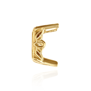 Four Prong Emerald Filigree Settings in 14K Gold (11.00 x 9.00 mm - 16.00 x 12.00 mm)