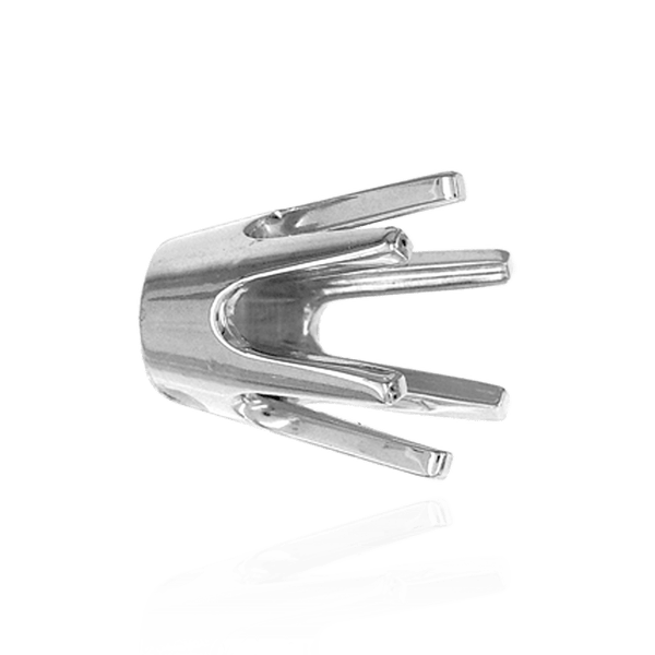 Six Prong Round Standard High Base Settings in Sterling Silver (2.60 mm - 9.25 mm)