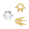 Six Prong Round Standard High Base Settings in 14K Gold (2.60 mm - 9.25 mm)