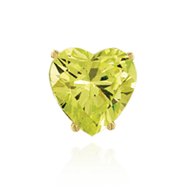 Four Prong Heart Shape Wire Basket Settings in 14K Gold (3.00 x 3.00 mm - 9.00 x 9.00 mm)