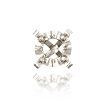 Illusion Top on Four Prong Tiffany Settings with Peg (1.00 mm - 4.00 mm)