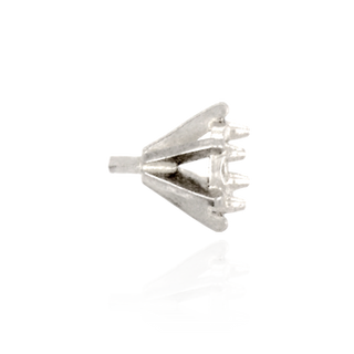 Illusion on Six Prong Tiffany Settings with Peg (1.00 mm - 3.50 mm)